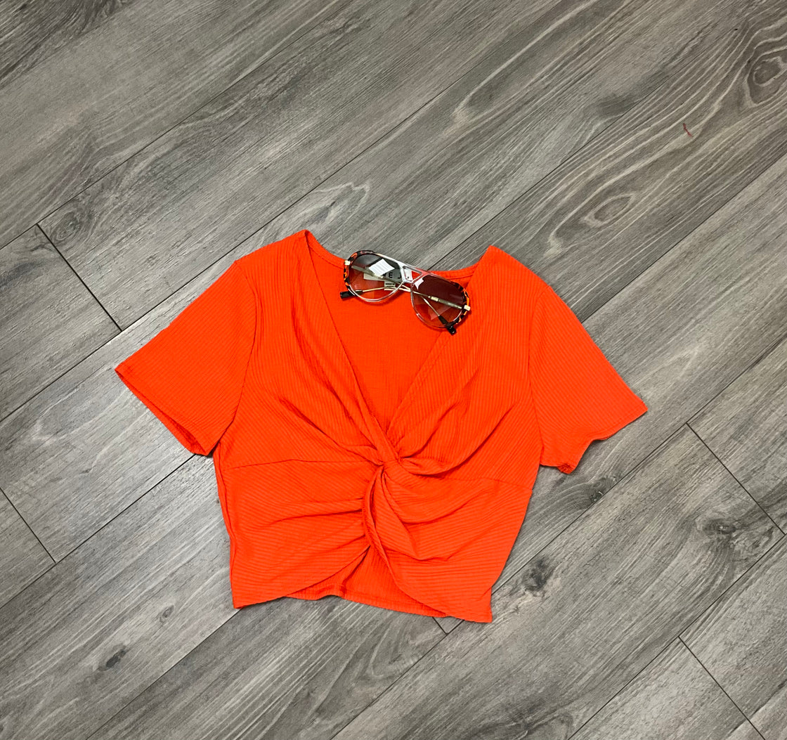 Orange Knot Crop