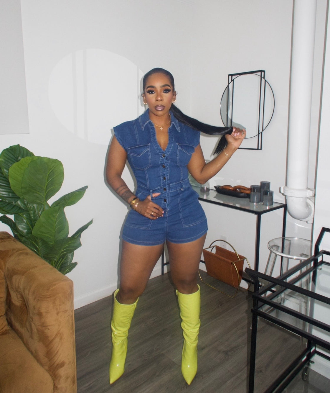 Denim Dream Romper